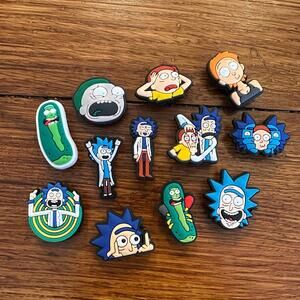 Rick and Morty Croc Charm Jibbitz Bundle